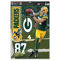 Green Bay Packers Decal 11x17 Multi Use Jordy Nelson Design CO