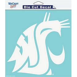 Washington State Cougars Decal 8x8 Die Cut