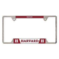 Harvard Crimson License Plate Frame Metal