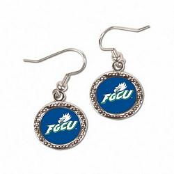 Florida Gulf Coast Eagles Earrings Round Style