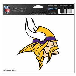 Minnesota Vikings Decal 5x6 Ultra Color