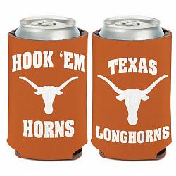 Texas Longhorns Can Cooler Slogan Design