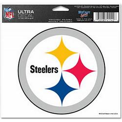 Pittsburgh Steelers Decal 5x6 Ultra Color Logo