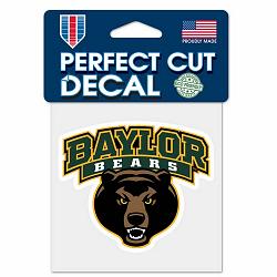 Baylor Bears Decal 4x4 Perfect Cut Color