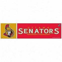 Ottawa Senators Decal 3x12 Bumper Strip Style