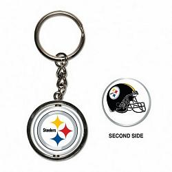 Pittsburgh Steelers Key Ring Spinner Style