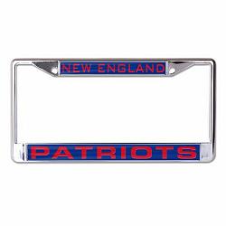 New England Patriots License Plate Frame - Inlaid