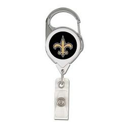 New Orleans Saints Retractable Premium Badge Holder