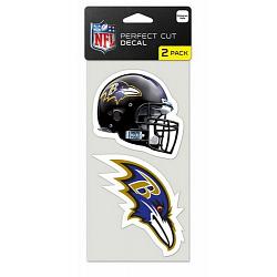 Baltimore Ravens Set of 2 Die Cut Decals