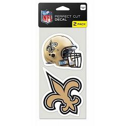 New Orleans Saints Set of 2 Die Cut Decals