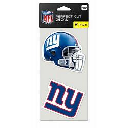 New York Giants Set of 2 Die Cut Decals