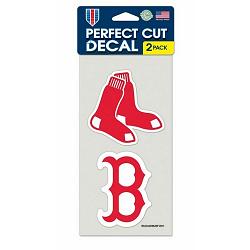 Boston Red Sox Set of 2 Die Cut Decals