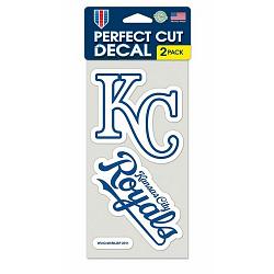 Kansas City Royals Set of 2 Die Cut Decals