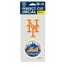 New York Mets Set of 2 Die Cut Decals