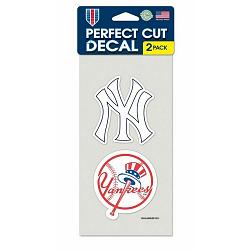 New York Yankees Set of 2 Die Cut Decals