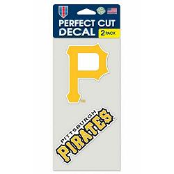 Pittsburgh Pirates Set of 2 Die Cut Decals