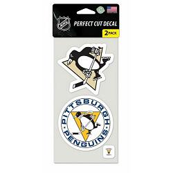 Pittsburgh Penguins Set of 2 Die Cut Decals