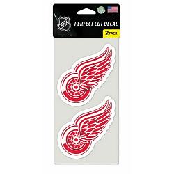 Detroit Red Wings Set of 2 Die Cut Decals