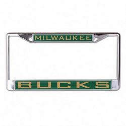 Milwaukee Bucks License Plate Frame - Inlaid