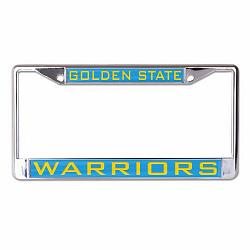 Golden State Warriors License Plate Frame - Inlaid