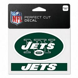 New York Jets Decal 4.5x5.75 Perfect Cut Color