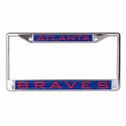 Atlanta Braves License Plate Frame - Inlaid