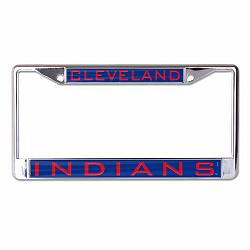 Cleveland Indians License Plate Frame - Inlaid