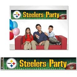 Pittsburgh Steelers Banner 12x65 Party Style CO