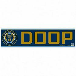 Philadelphia Union Decal 3x12 Bumper Strip Style DOOP Design