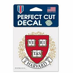 Harvard Crimson Decal 4x4 Perfect Cut Color