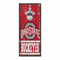 Ohio State Buckeyes Sign Wood 5x11 Bottle Opener