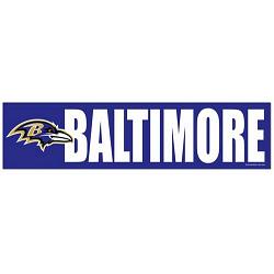 Baltimore Ravens Decal Bumper Sticker