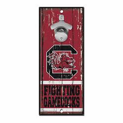 South Carolina Gamecocks Sign Wood 5x11 Bottle Opener