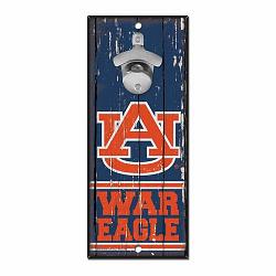 Auburn Tigers Sign Wood 5x11 Bottle Opener