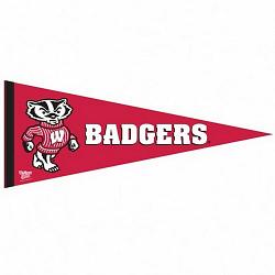Wisconsin Badgers Pennant 12x30 Premium Style