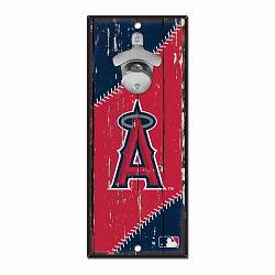 Los Angeles Angels Sign Wood 5x11 Bottle Opener