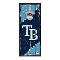 Tampa Bay Rays Sign Wood 5x11 Bottle Opener