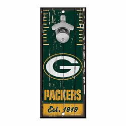 Green Bay Packers Sign Wood 5x11 Bottle Opener