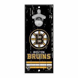 Boston Bruins Sign Wood 5x11 Bottle Opener