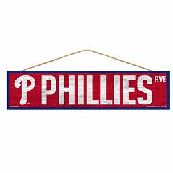 Philadelphia Phillies Sign 4x17 Wood Avenue Design