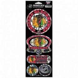 Chicago Blackhawks Stickers Prismatic