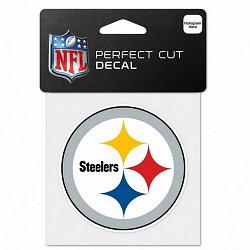 Pittsburgh Steelers Decal 4x4 Perfect Cut Color