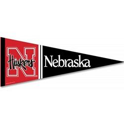 Nebraska Cornhuskers Pennant 12x30 Premium Style