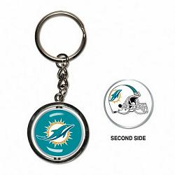 Miami Dolphins Key Ring Spinner Style