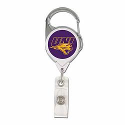 Northern Iowa Panthers Badge Holder Premium Retractable