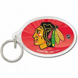 Wincraft Chicago Blackhawks Key Ring Acrylic Carded -