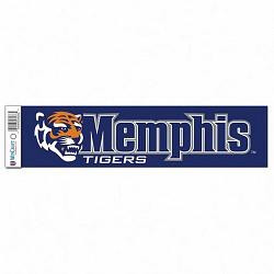 Memphis Tigers Decal 3x12 Bumper Strip Style