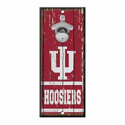 Indiana Hoosiers Sign Wood 5x11 Bottle Opener