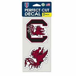 South Carolina Gamecocks Set of 2 Die Cut Decals