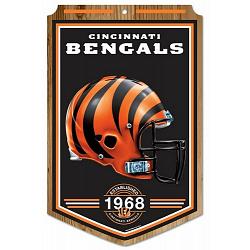 Cincinnati Bengals Sign 11x17 Wood Established